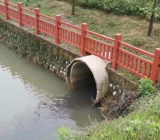 城区生活污水直排河道
