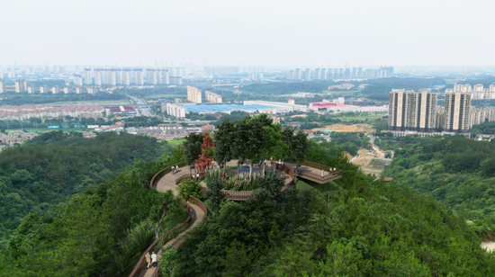 绝佳视角俯瞰南昌！蟠龙峰景区即将建成