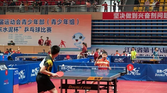 【向未来 看这里】省运会青少年部（青少年组）乒乓球比赛顺利