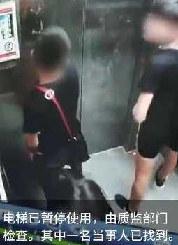 两男子在电梯小便 网友:我家狗都不这样