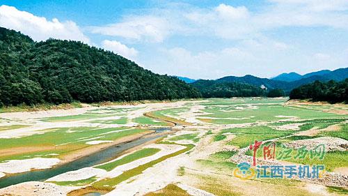 都昌县最大的水库大港水库已见底