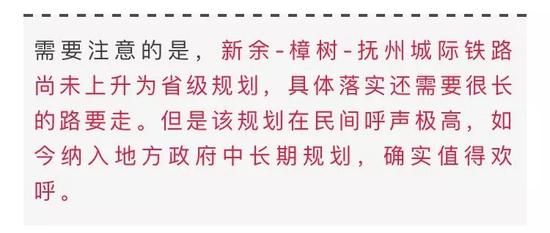 规划中的抚州铁路项目