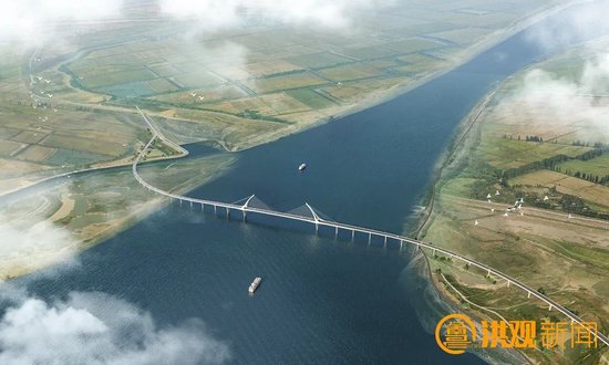  Poyang Lake Tourism Highway and Bridge Project Accelerated Construction!