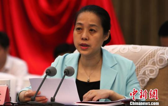 全国妇联副主席、书记处书记张晓兰讲话。 刘占昆摄