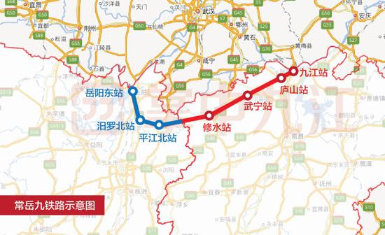 九江又要新添两条铁路：九江-岳阳、九江-长沙