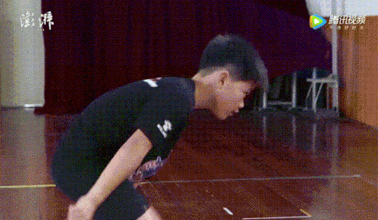 黄俊凯在日常训练中。