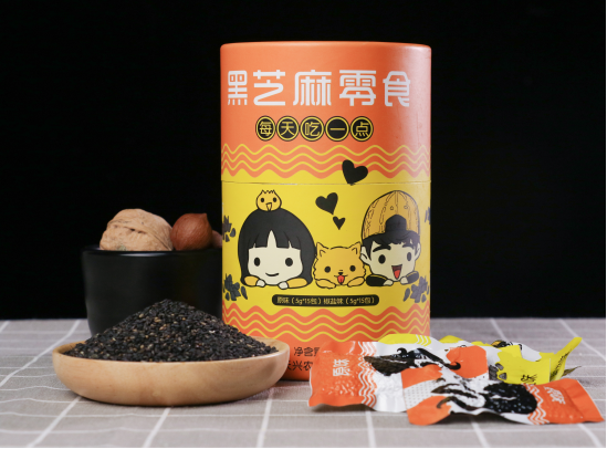 炒香黑芝麻真空小零食