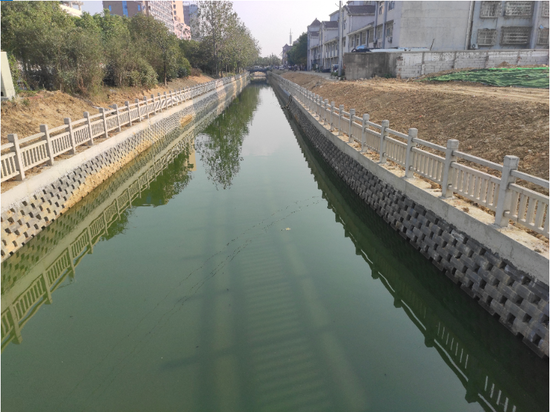 幸福中河、义坊河水系河畅、水清