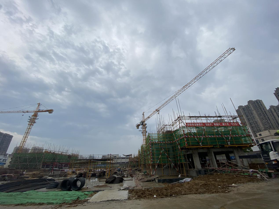 五联村安置房项目施工现场