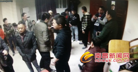 抓捕现场