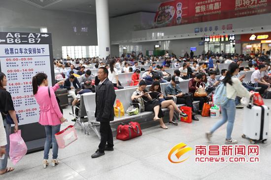 南昌火车站东站房今日正式启用