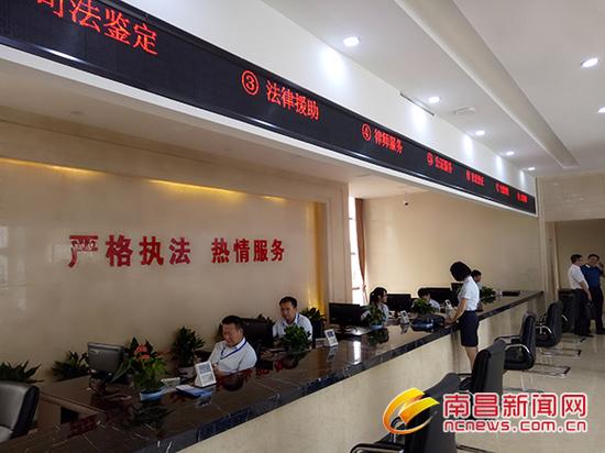 南昌12348公共法律服务中心正式开放(图)
