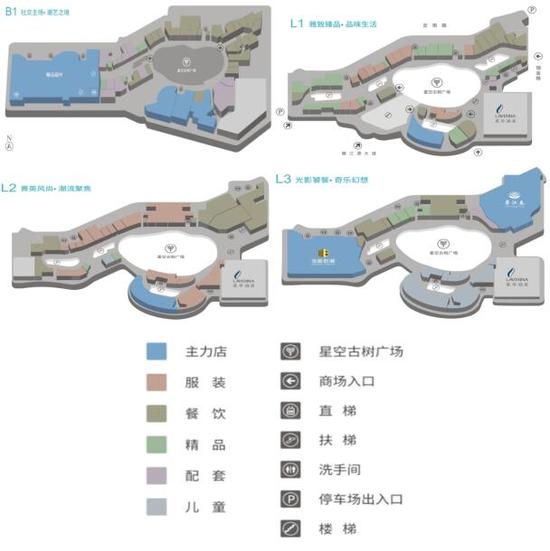 赣州宝能环球汇楼层分布