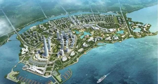 *科学岛总体规划示意图