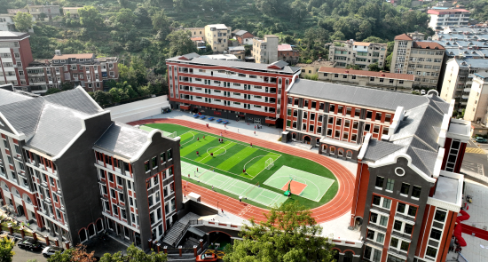 江西九江市彭泽县城关完小。(陈梦林 摄)