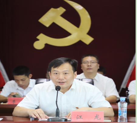 区委常委江龙出席会议并致辞
