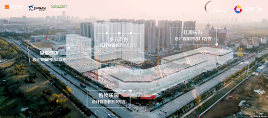 *金地广场实拍图(标示业态)