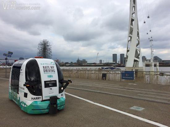 伦敦测试自动驾驶公交车 无方向盘无刹车
