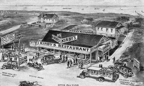 驰骋在美国公路上的汽车餐厅