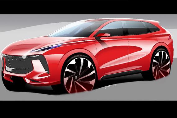 全新设计语言 风行全新SUV内饰谍照