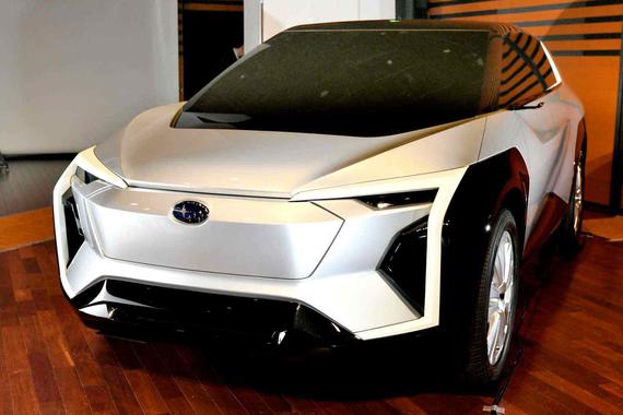 携手丰田共同开发 斯巴鲁Evoltis跨界纯电车渲染图曝光