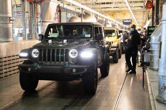 Jeep牧马人4xe正式下线 将于2021年初上市