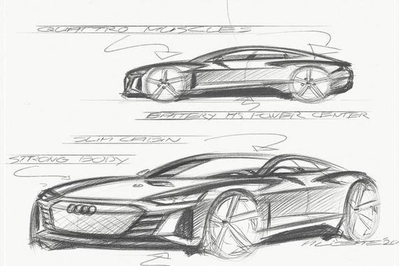 打造好看的皮囊 浅谈奥迪e-tron GT设计