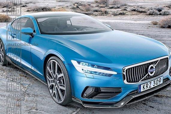 沃尔沃90系轿跑假想图或2017年发布