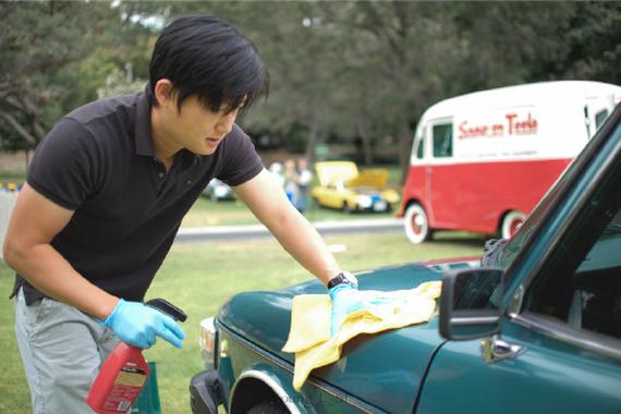 【驶话刘影】美国老爷车展上的华人车主