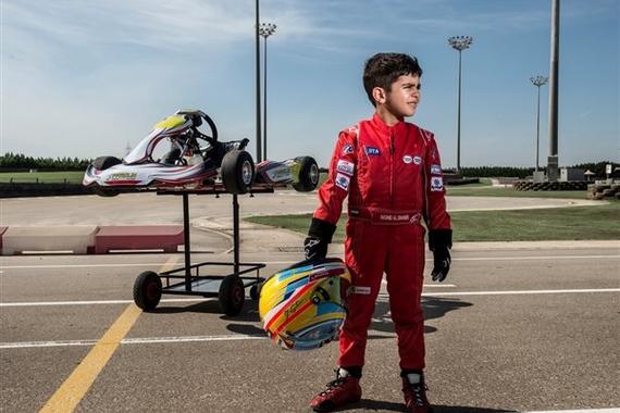 小孩兴趣不应是lol 阿联酋6岁boy就计划F1