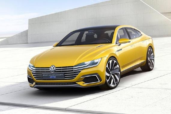 再也不是传统套娃脸 大众全新轿跑亮相！