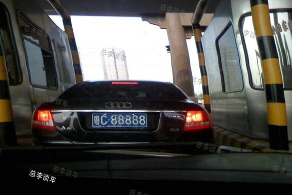 收费站看到一辆奥迪A6 珠海最牛的奥迪A6