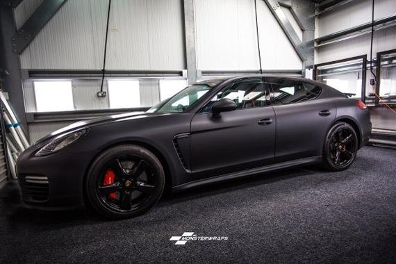 闭嘴看车：Porsche Panamera Matte Black