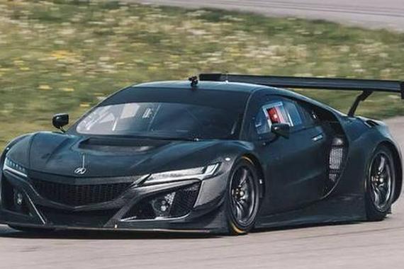 Acura NSX GT3俄亥俄赛车场首次试车