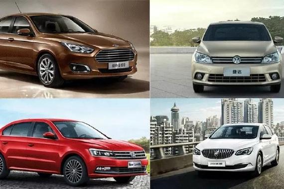 几乎翻番英朗成黑马！2016年7月轿车Top20