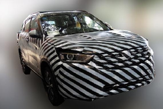 悬浮车顶+流体雕塑 汉腾全新紧凑SUV效果图