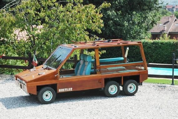 不知名车型微博精选第120章 木质面板6轮车