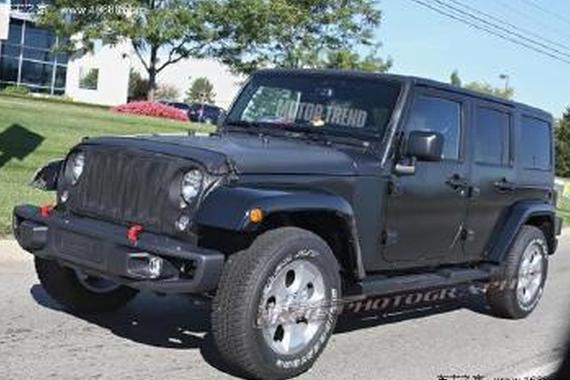 前杠小改 Jeep全新牧马人低伪装谍照曝光