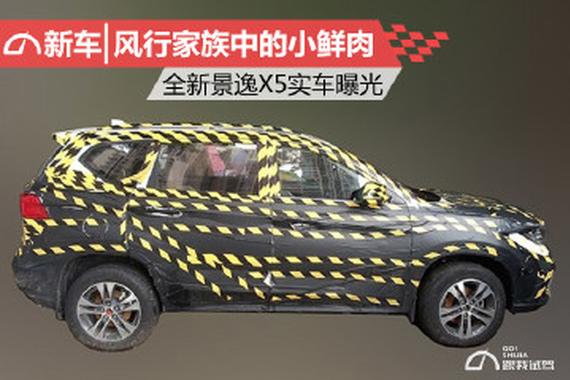 风行家族中的小鲜肉 全新景逸X5实车曝光