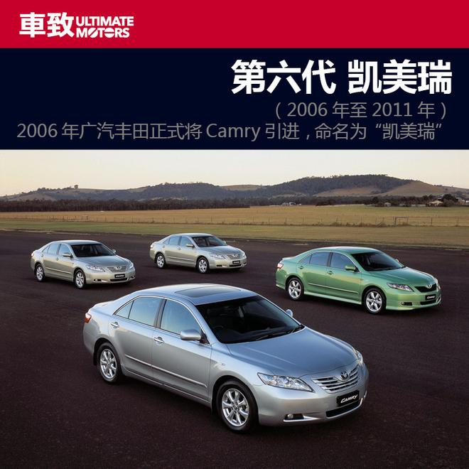 属于世界的国民之车 丰田凯美瑞车型演进