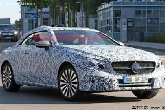 奔驰全新E级敞篷版最新谍照 预计2017年发布