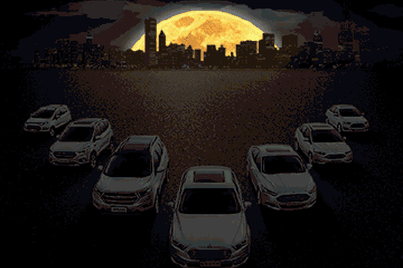 各家车企中秋创意盘点 满满的都是爱