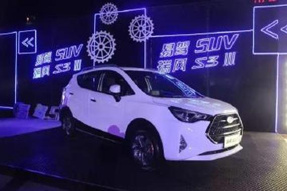 6.58万起 瑞风S3能重新夺回小型SUV销冠吗？