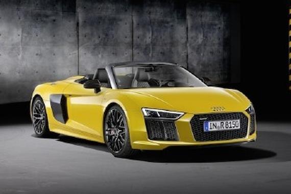 新一代奥迪R8敞篷版官图首曝 极速达318公里/时