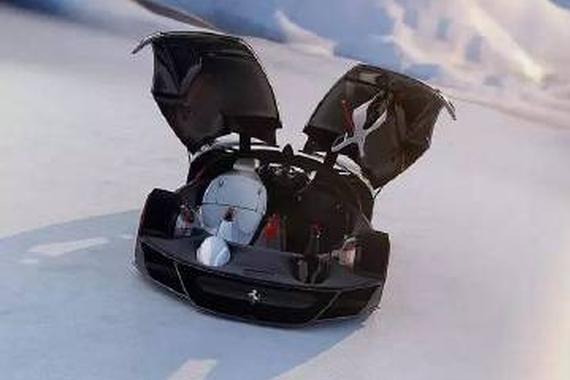 法拉利发布全新概念跑车 开门方式帅呆了！