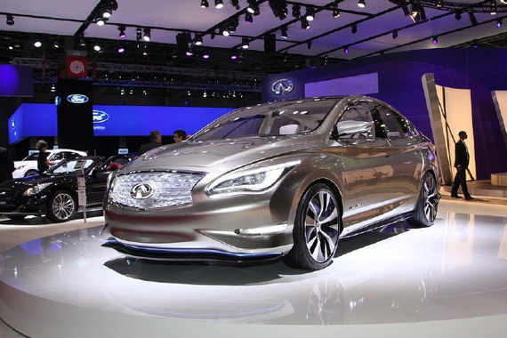 英菲尼迪纯电动车中国首发 聆风来不来