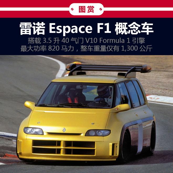 货车也疯狂 雷诺Espace F1概念车