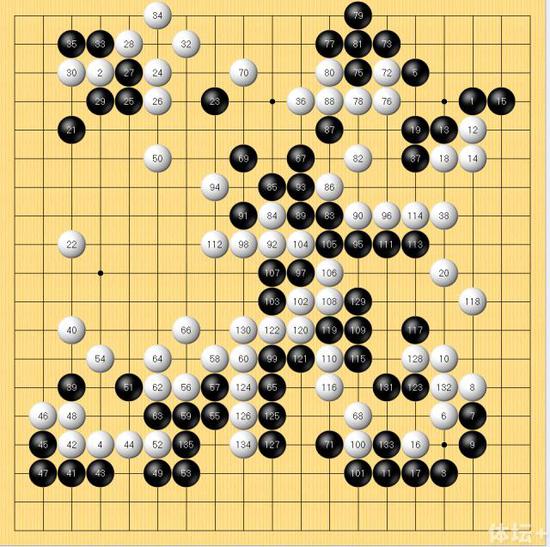 架子鼓乐谱逆战手乐谱-图二,黑181透点是小芈逆转的第一步,这手棋很难想象得到,白棋竟