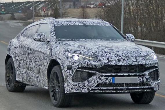 兰博基尼SUV谍照曝光 测试车和概念车相差无几