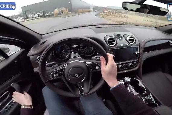 视频：第一视角看宾利添越急速290Km/h